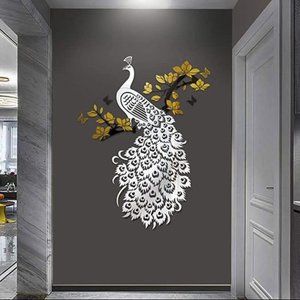 Peacock 3D Wall Decor Wall Decals Wall Decorations Wall Stickers for Bedroom